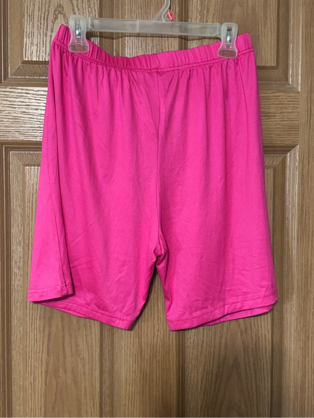 Bright Fuchsia 2 Piece Short Set Elastic Waistband Shorts/Oversized Tee 1XL EUC - Picture 7 of 7